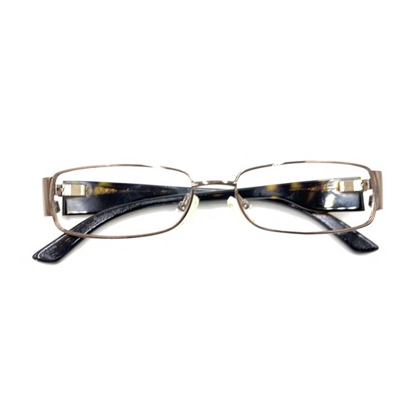 Gucci Brown Copper Rectangle Eyeglasses Frames 53-15 135 Italy Designer Fashion - Picture 12 of 12